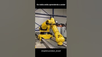 Ei, robô, a linha de produção é pra lá! 👉🏭   #optimusrobot #shorts #automação #robot #robotica