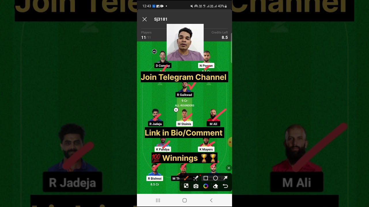 LKN vs CHE Dream11 Team, LSG vs CSK Dream11 Team, 