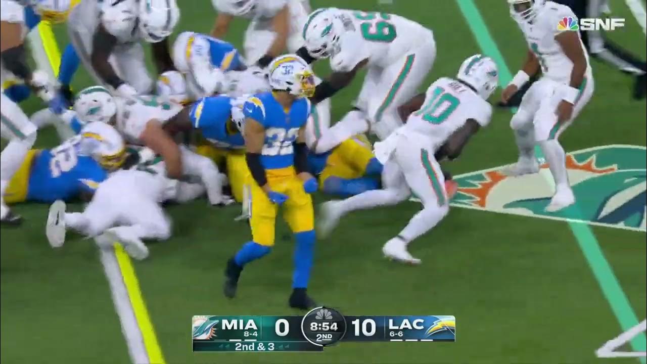 Tyreek Hill 50 Yard Fumble Return Touchdown vs Chargers YouTube