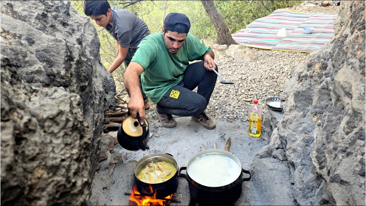 First Cooking Experience! Rice with Meat Broth by Eshaq & Farzin ...