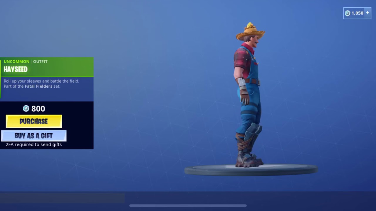 Hayseed Skin fortnite