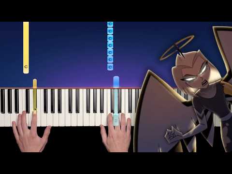 Hazbin Hotel - Gravity - EASY Piano Tutorial