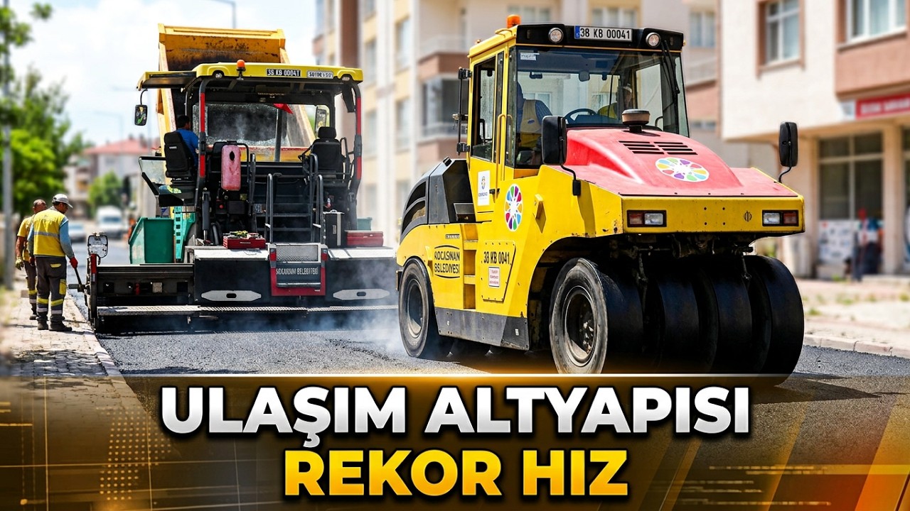 Kocasinan’ın Ulaşım Altyapısında Dönüşüm Hız Kesmeden Sürüyor