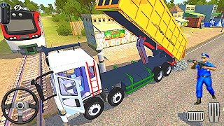 Bus Simulator Indonesia Fast Truck - Mitsubishi Fuso Dump Truck Mod - Android Gameplay screenshot 4