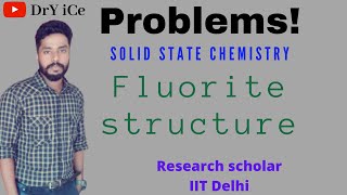 Solid state chemistry Fluorite structure problem Q1