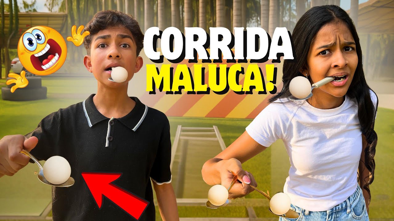 CORRIDA DO OVO EXTREMO!!! * uma corrida que deu muito ruim! (Felipe e Duda)