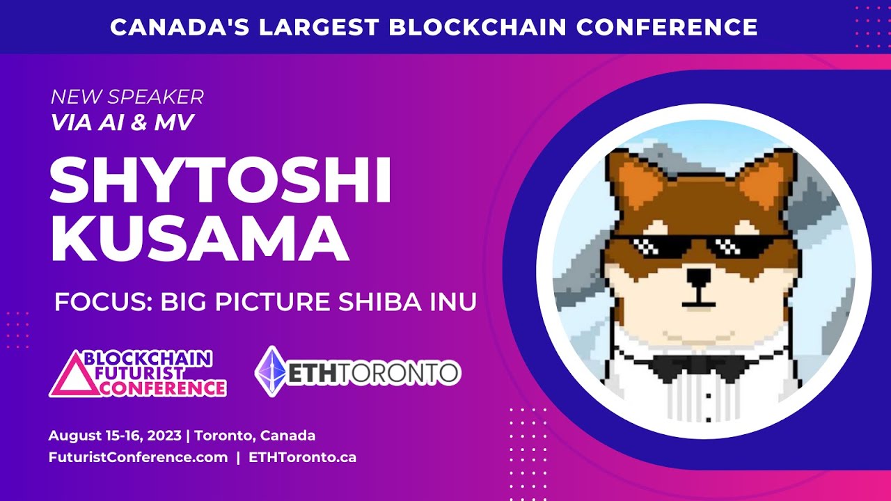 DEAR HUMANITY: An Insider's Perspective | Shib's creator Shytoshi Kusama at Blockchain Futurist 2023