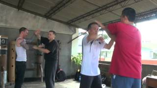 Wing Chun Jee Shin at GM Lo Man Kam Roof's Top Training. Taipai screenshot 2