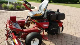 American Lawn Mower 1ST-SP Reel Mower Grass Catcher First run and reel spin