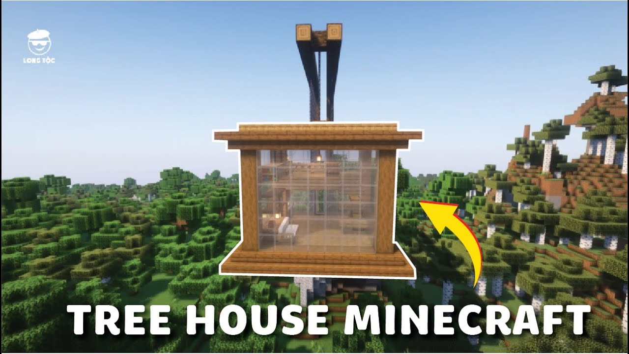 How to Build a Beautiful Tree House in Minecraft | Creative & Natural ...