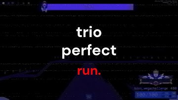 wega challenge: Perfect Run (PR; TRIO) - item asylum