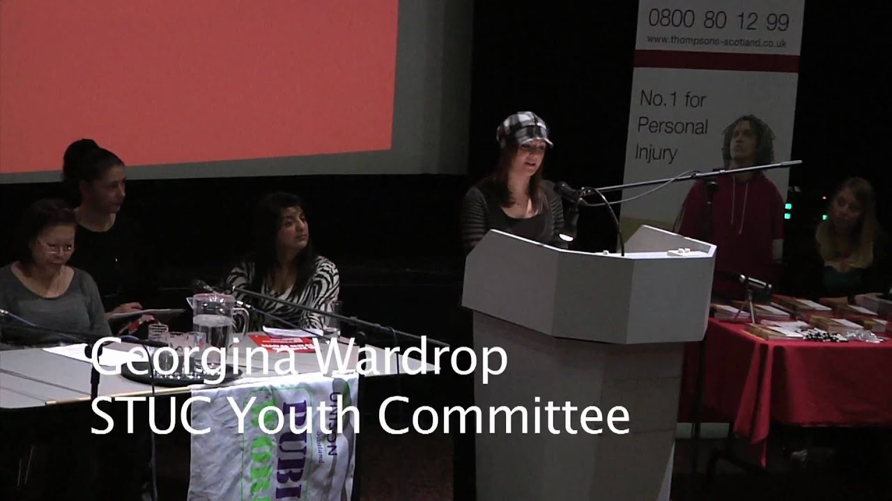 STUC Speeches Pt 3of4 Georgina Wardrop 2009 v1.1 1920.mov - YouTube