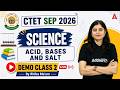 CTET Sep 2026 | CTET Science Acid, Bases and Salt | CTET Science Class 2 By Ritika Ma'am