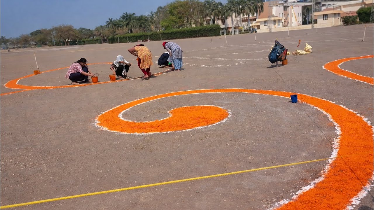 Aisi rangoli pehle kabhi nahi dekhi hogi 😱 | Behno ka kamaal