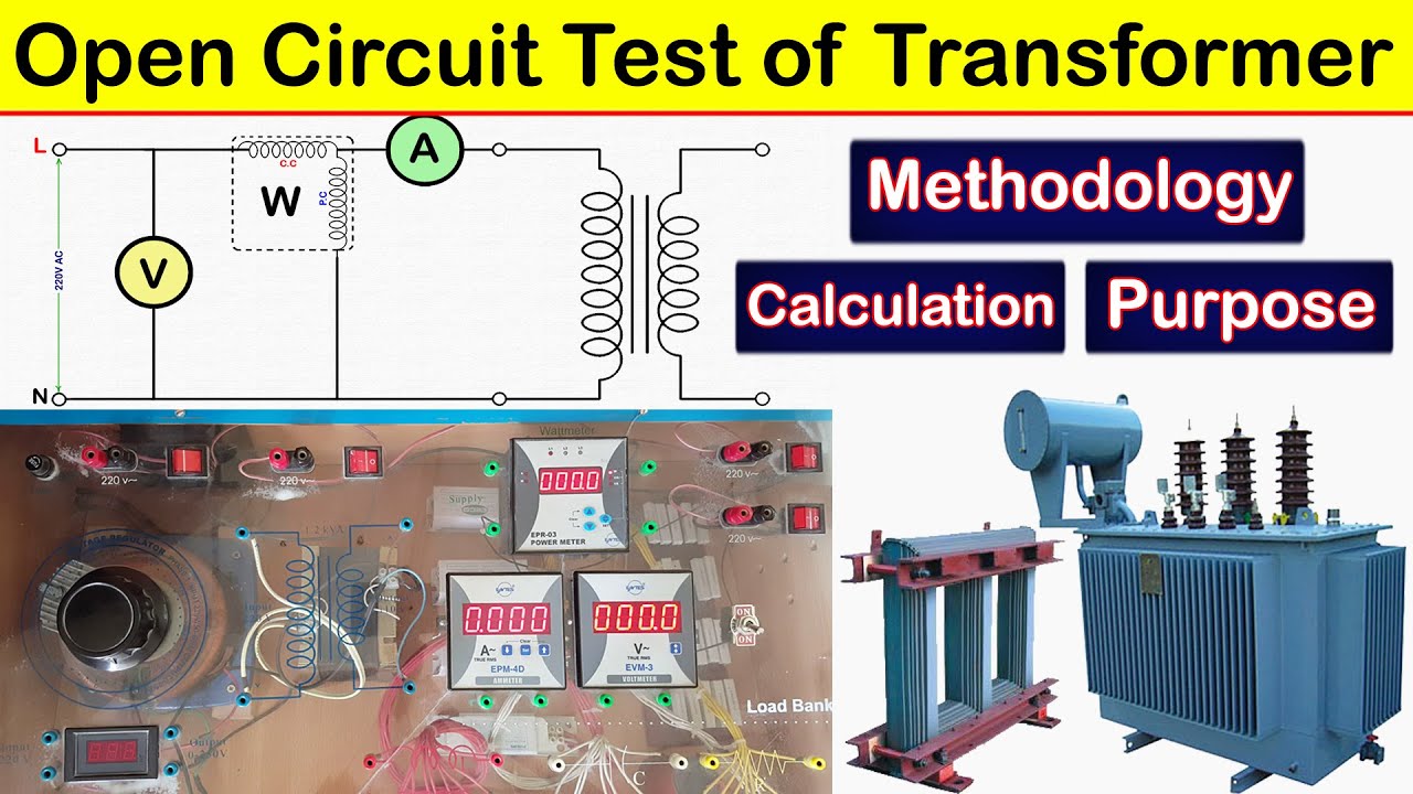 Open circuit test of transformer practically explained in Hindi/Urdu