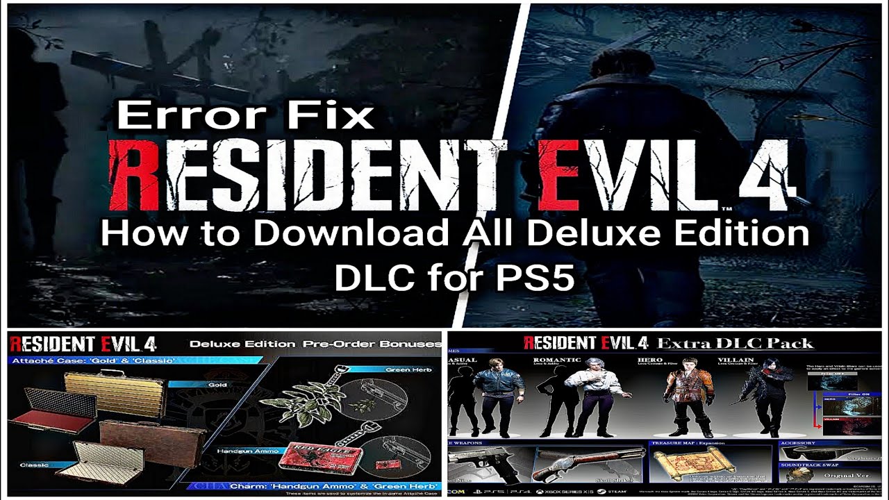 Resident Evil 4 Remake Deluxe Edition + DLC Separate Ways - Nadex Games