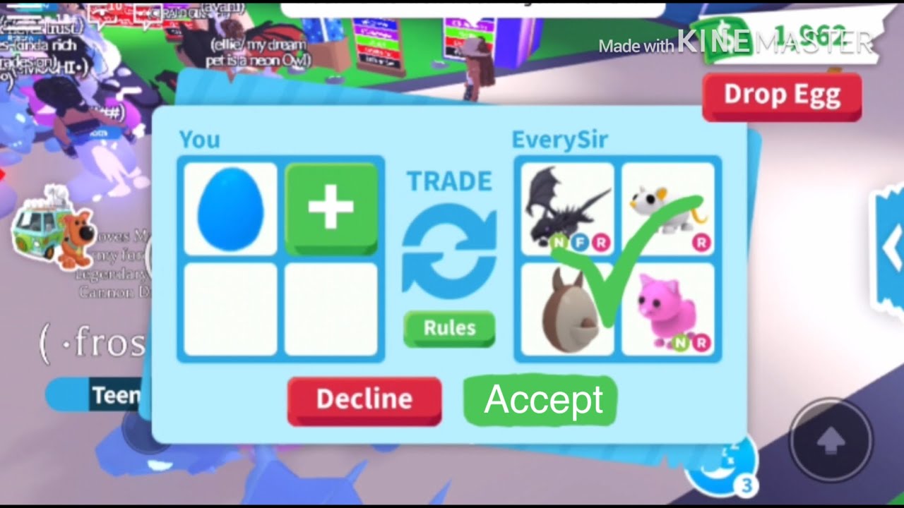 Trading blue egg!(rariest egg in all of adopt me)Adopt me Skylar