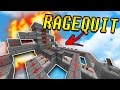 Tnt cannon makes him ragequit  minecraft tnt wars w prestonplayz  landonmc