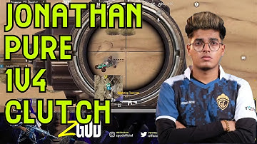 Jonathan Pure 1v4 Clutch 🔥 | Upthrust Esports | #jonathan #bgmi