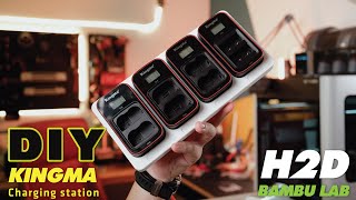 DIY Trạm sạc pin máy ảnh đa năng | KIngma Dock Charging with Bambu Lab H2D