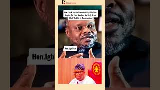 How Can A Senate President Akpabio Start Singing On Your Mandate We Shall Stand-Ighillah