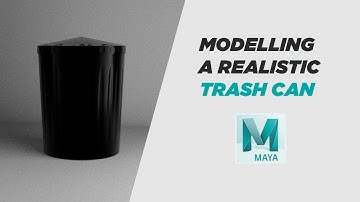 CREATING REALISTIC TRASH CAN MODEL IN AUTODESK MAYA || BEGINNER TUTORIAL || ARNOLD RENDERING||