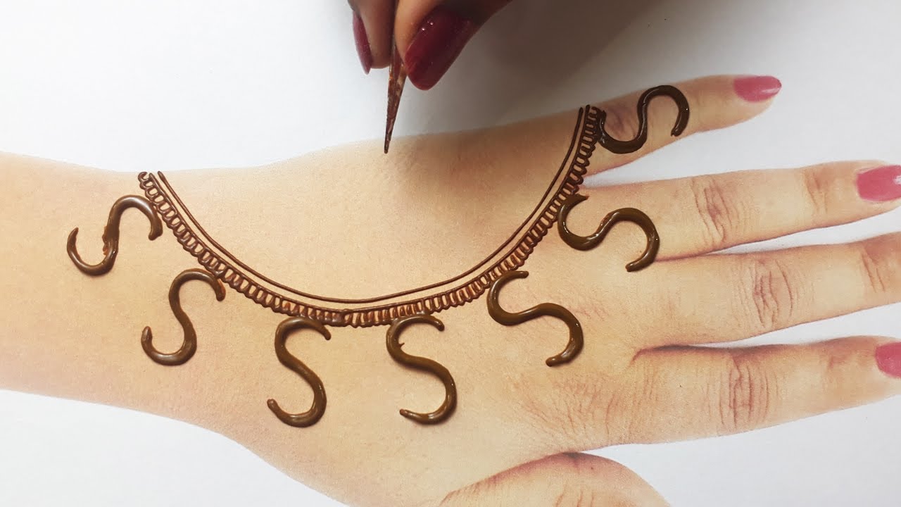 Best Arabic Henna Mehndi Trick Frm S Letter S अक षर स आस न म ह द लग न स ख Mehndi For Beginners Beautyzing