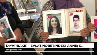Diyarbakır - Evlat Nöbetindeki Anne Silahların Bırakılması, Çocuklarımızın Bırakılması Demek