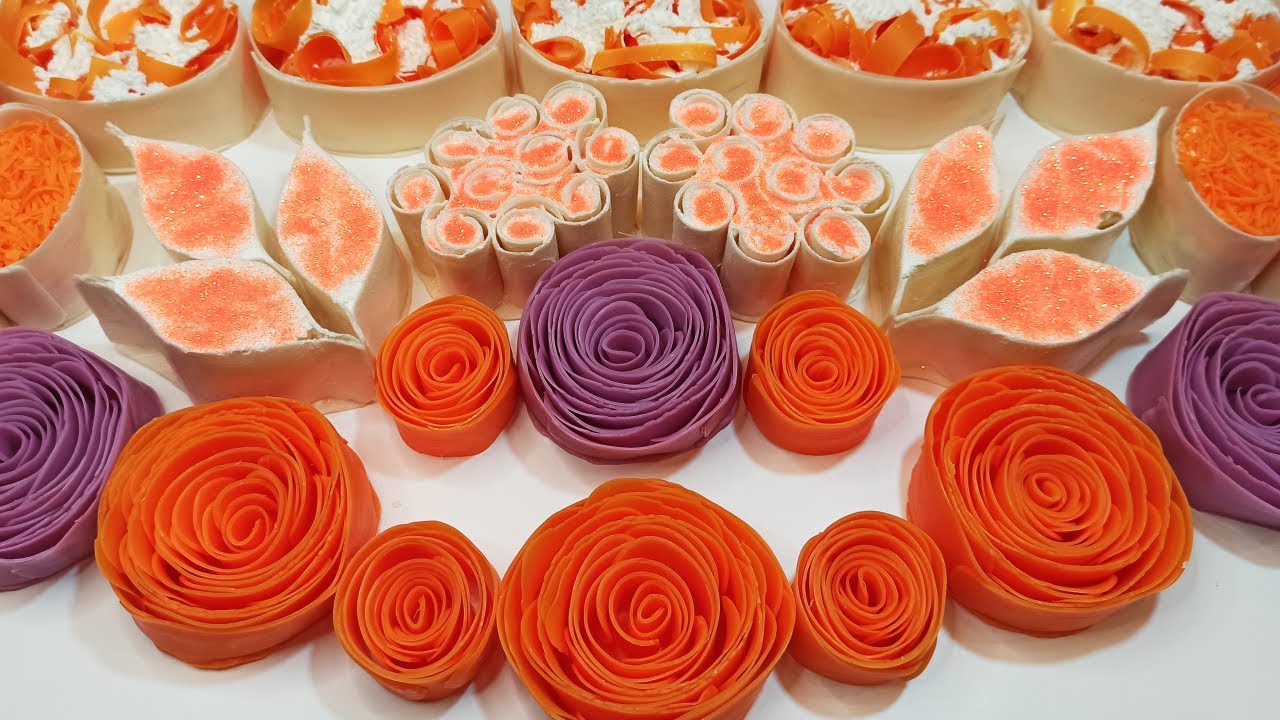 ASMR soap roses | Crunchy  soap boxes with starch | Soap balls | Very Satisfying Videos