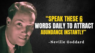 Download lagu Speak These 6 Words to Yourself Daily and Attract Abundance Instantly - Neville Goddard Motivation