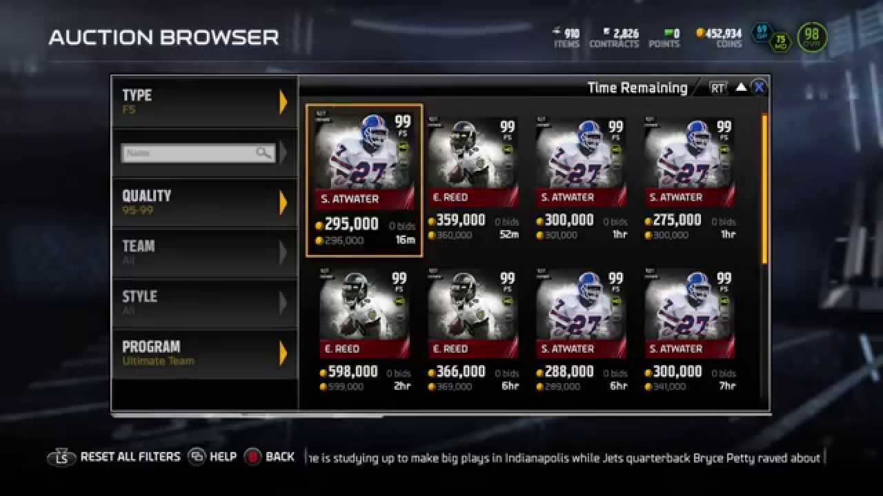 Coin Making Tips: Top 10 Coin making opportunities in Madden 15 MUT