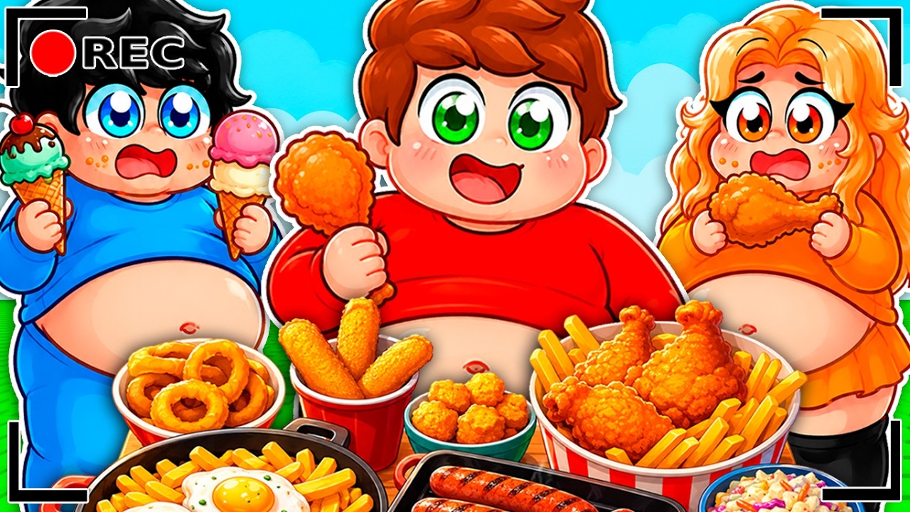Jugamos un SIMULADOR de COMIDA EXTREMO en Roblox!