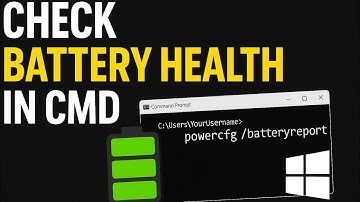 🔋 How to Find Battery Information Using CMD | powercfg /batteryreport | Windows Tricks 💻⚡