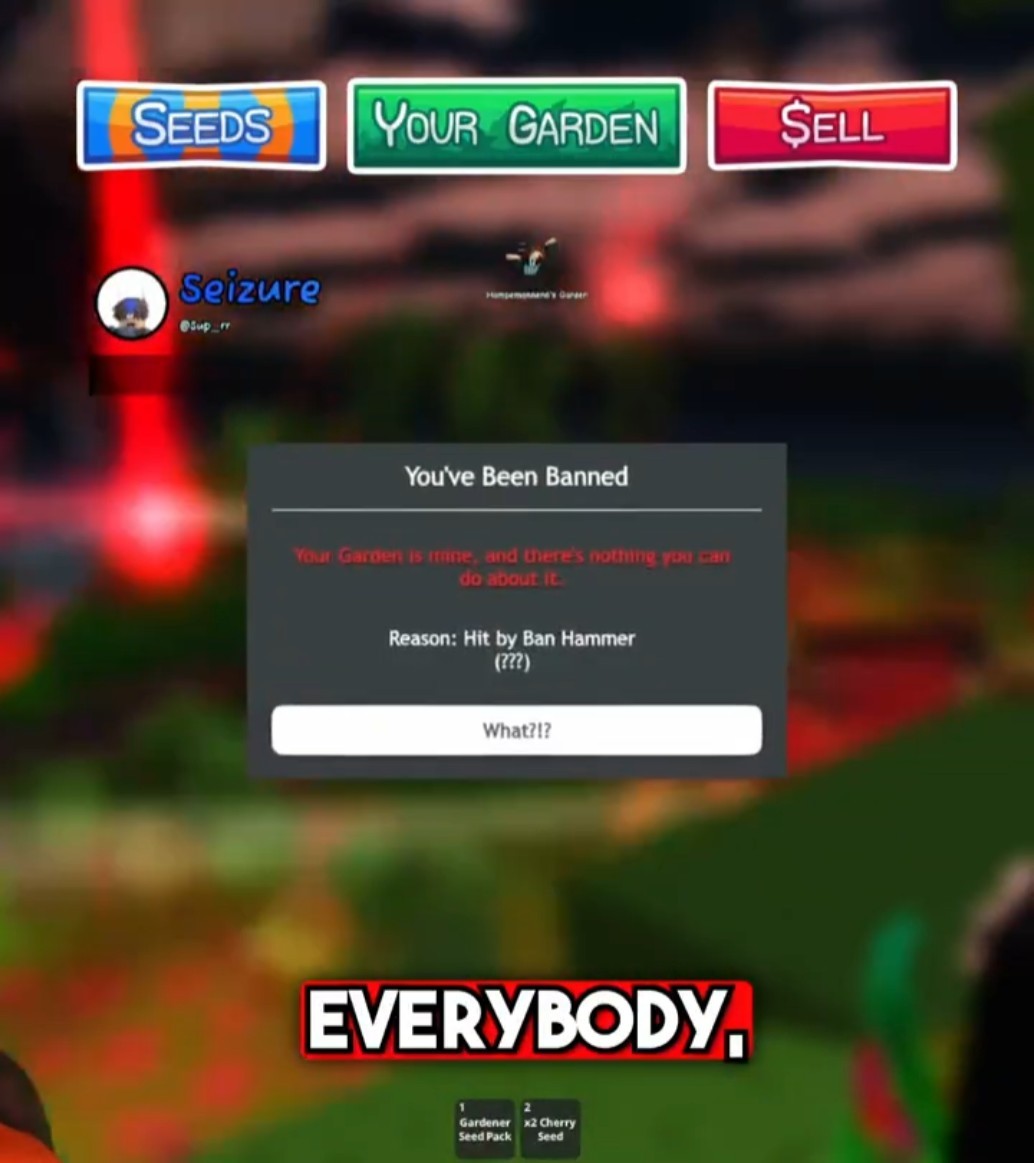 The Garden Horizon Admin Abuse Was CRAZY #roblox