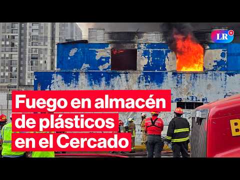 🔴INCENDIO consume ALMACÉN en el CERCADO de Lima | #EnVivoLR