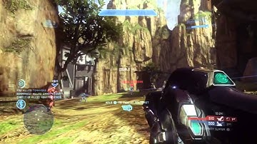 UNBELIEVABLE Halo 4 No Scope Killtastrophe w/ the Beam Rifle - By Levings