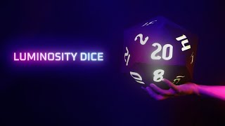 Now on Kickstarter: Luminosity Dice. A Plush Dice Set With Customizable Lighting.