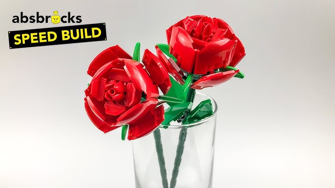 Lego lanzó un espectacular ramo de rosas rojas para armar – PuroDiseño