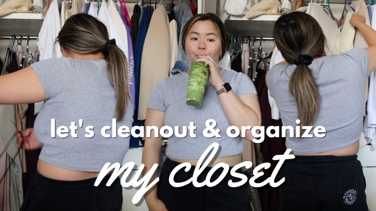 VLOG: MUCH NEEDED CLOSET CLEANOUT! (decluttering my clothes & disney ...