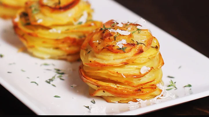 Parmesan Potato Stacks Recipe
