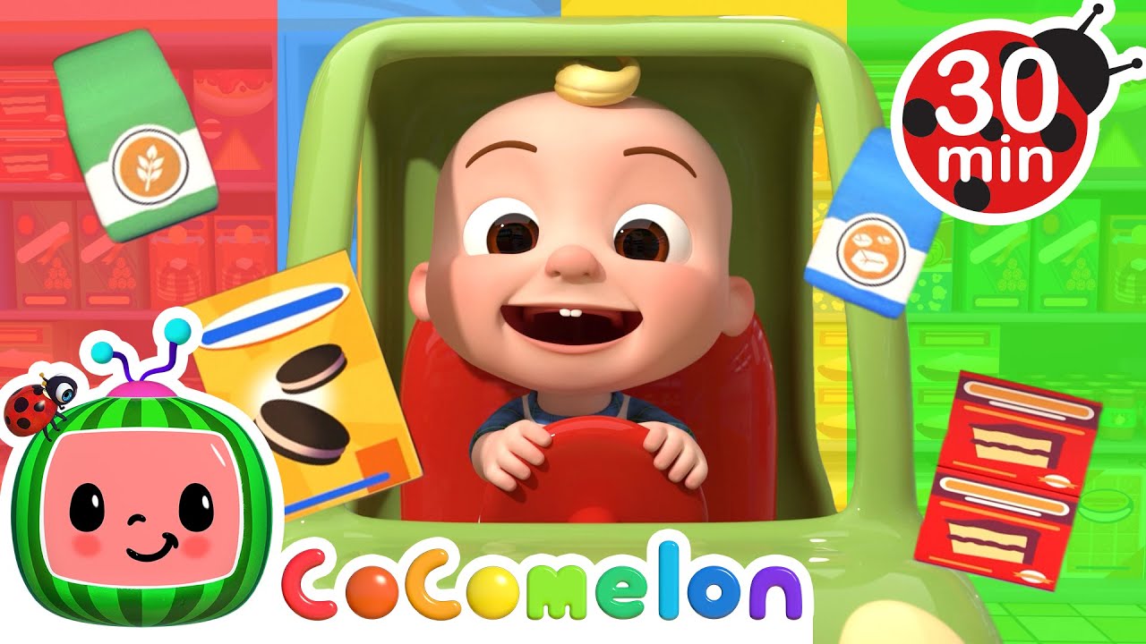 Color Grocery Store Toy Car Song | CoComelon Nursery Rhymes & Kids ...