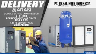 ARAKI SINGLE SCREW AIR COMPRESSOR GTR11A 8BAR