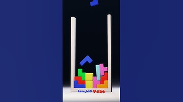 Tetris Softbody426 / Blender Animation #softbody #games #tetris #gaming #animation #puzzle