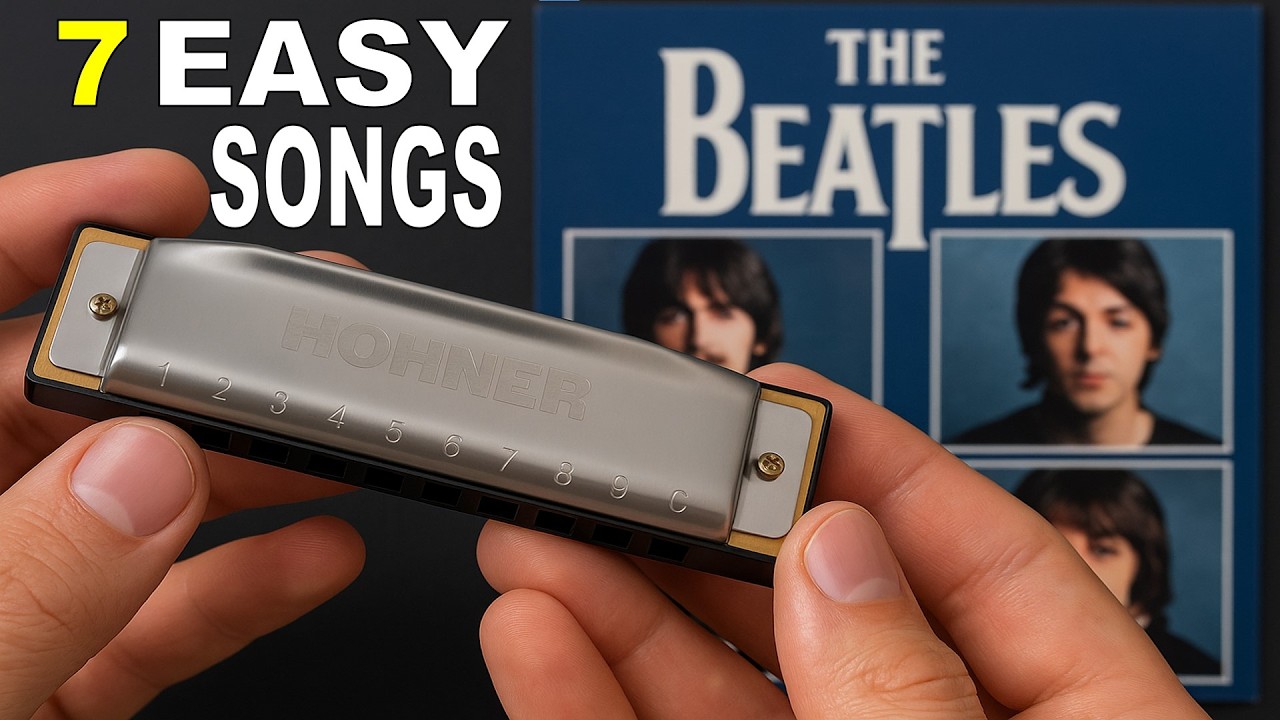 7 Easy Beatles Songs on Harmonica C – No Bending!