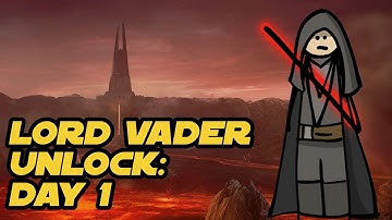 Lord Vader - Day 1 Journey -- How far can NOOCH get!  And bonus, starting the new LV F2P quest!
