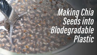 Making Chia Seeds into Biodegradable Plastic