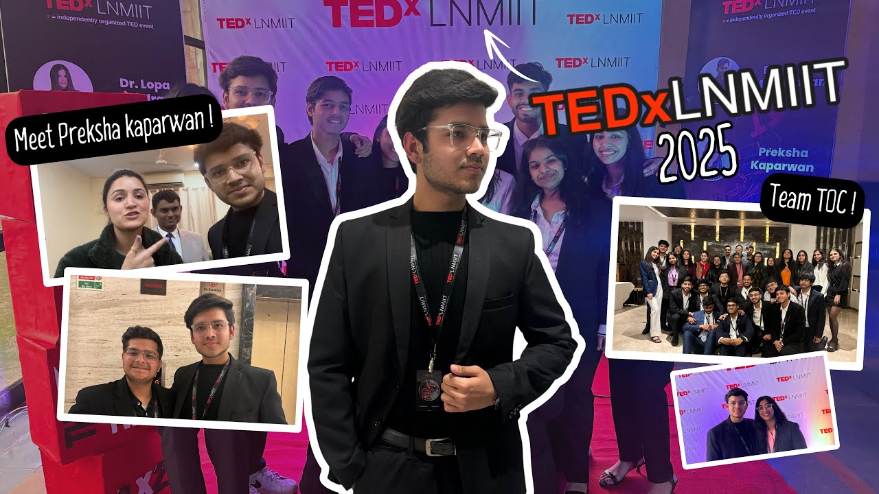 I Organized TEDx | | Behind the Scenes of TEDxLnmiit - YouTube