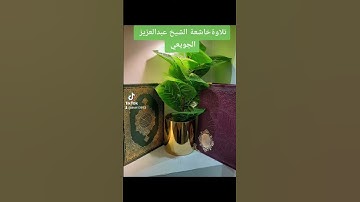 تلاوة جميلة من سورة الفجر للقارئ عبد العزيز الجويعي