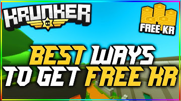 BEST WAYS TO GET *FREE KR* IN KRUNKER.IO (GIVEAWAY)
