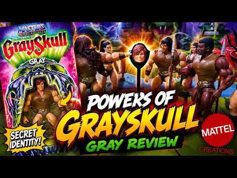 MOTU Origins Powers Of Grayskull Gray REVIEW! Is He Too Pretty??